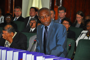 Foreign Affairs Minister and Vice President Carl Greenidge