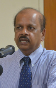 Bank of Guyana Governor, Dr Gobind Ganga