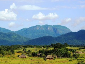 Scenic Nappi village in Region Nine