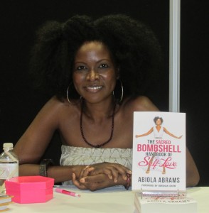 The author at a book signing event