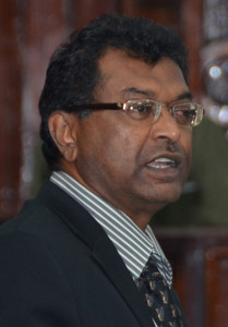 Public Security Minister , Khemraj Ramjattan