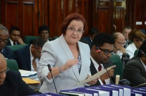 Opposition Chief Whip, Gail Teixeira