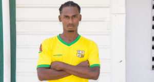 Pele FC and Golden Jaguars midfielder Gregory Richardson 