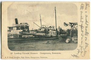 Loading steamer at Georgetown docks (ND)