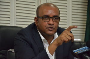 Opposition Leader, Bharrat Jagdeo 