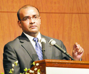 Opposition Leader, Bharrat Jagdeo