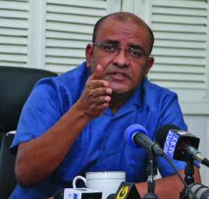 Opposition Leader, Bharrat Jagdeo 