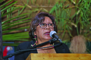 Minister within the Indigenous People's Affairs Ministry Valerie Garrido-Lowe