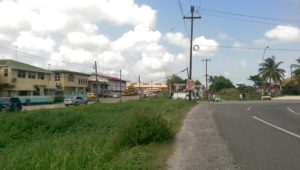 View of entrance into Meadow Bank from the East Bank public road