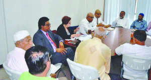 Opposition Leader Bharrat Jagdeo and members of the PPP engaged members of the religious community during last week’s consultations